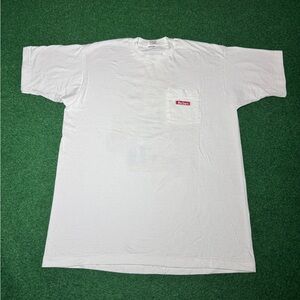 Vintage 90s Marlboro Cigarettes t-shirt, Western Wear Cowboy Rodeo, XL Pocket